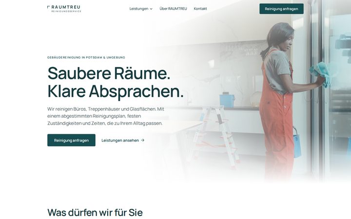 Konzeptbeispiel Dienstleistungen